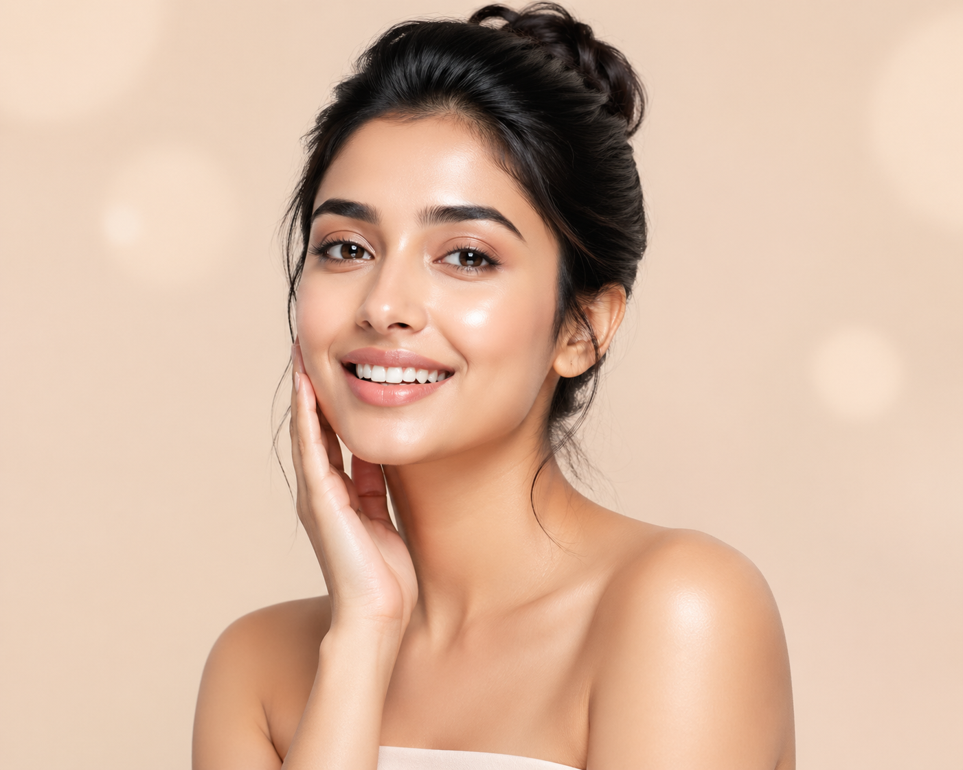 Glowing skin hero placeholder